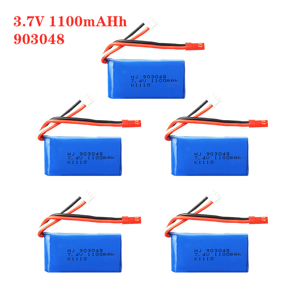 Drone Charger - 1-5 Stuks 7.4V 1100Mah 903048 Lipo