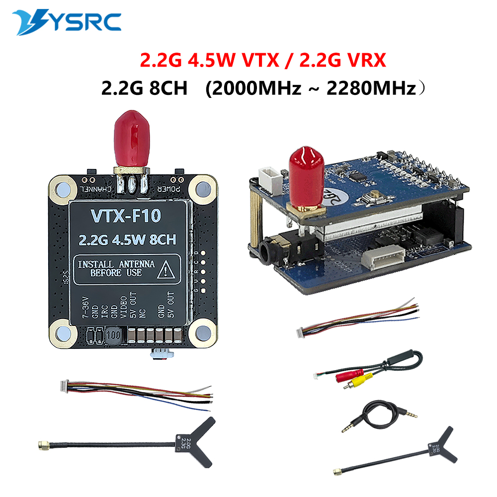 Drone Transmitter - 2.0-2.2G 4.5W VTX 8CH FPV Videozender