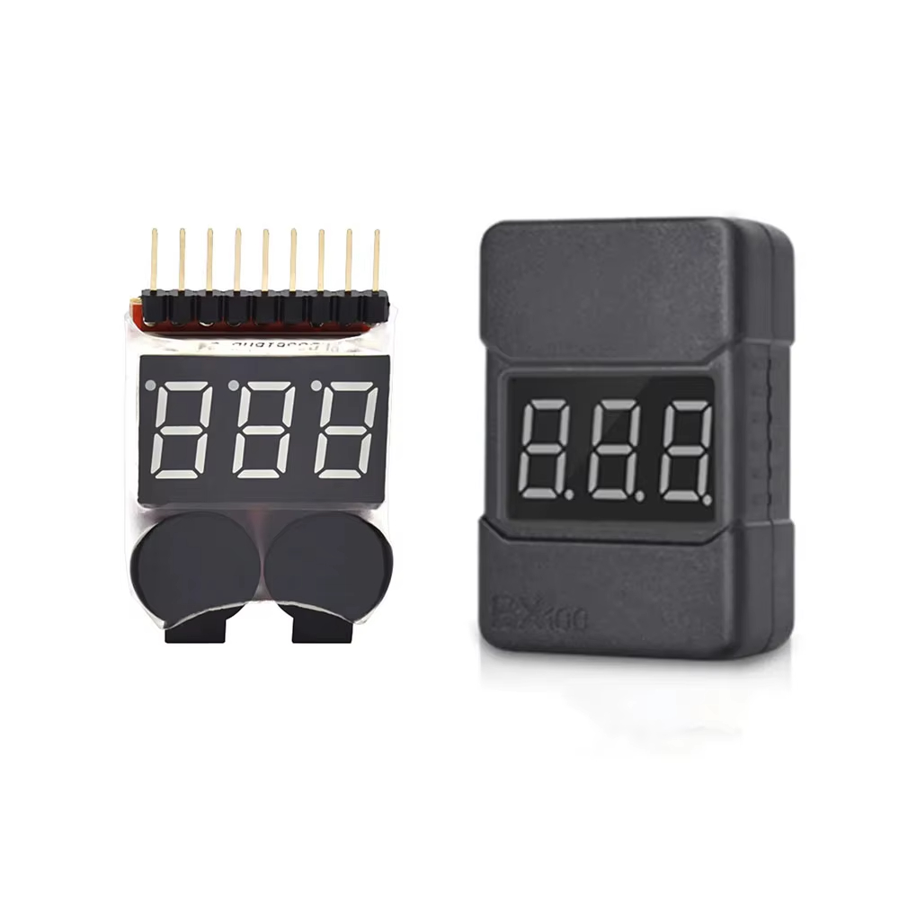 Drone Buzzer - BX100 1-8S Lipo Batterijspanningsindicator Tester Laagspanning