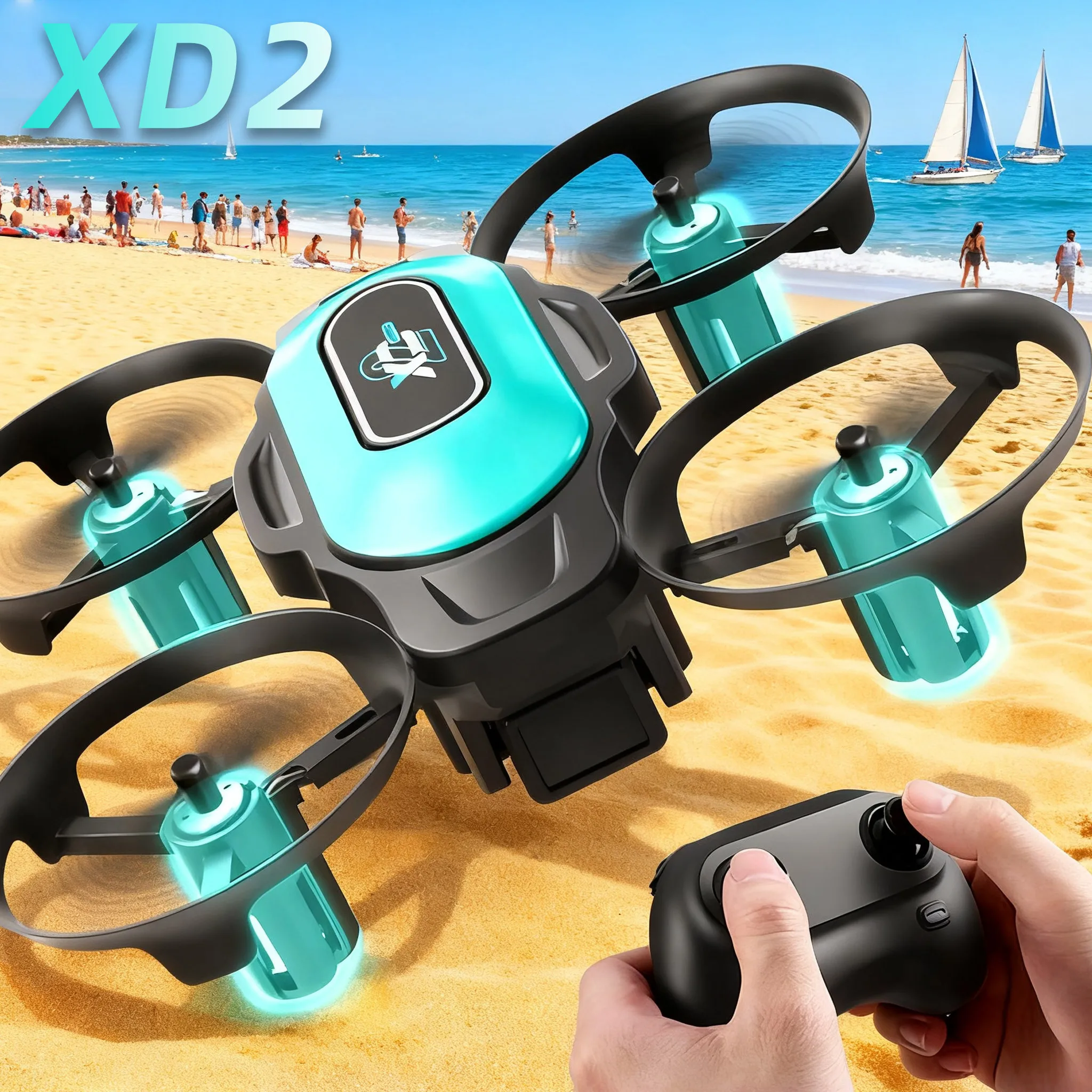 Drone Led Light - XD2 Mini Drone, 360 ° Stuntflips,