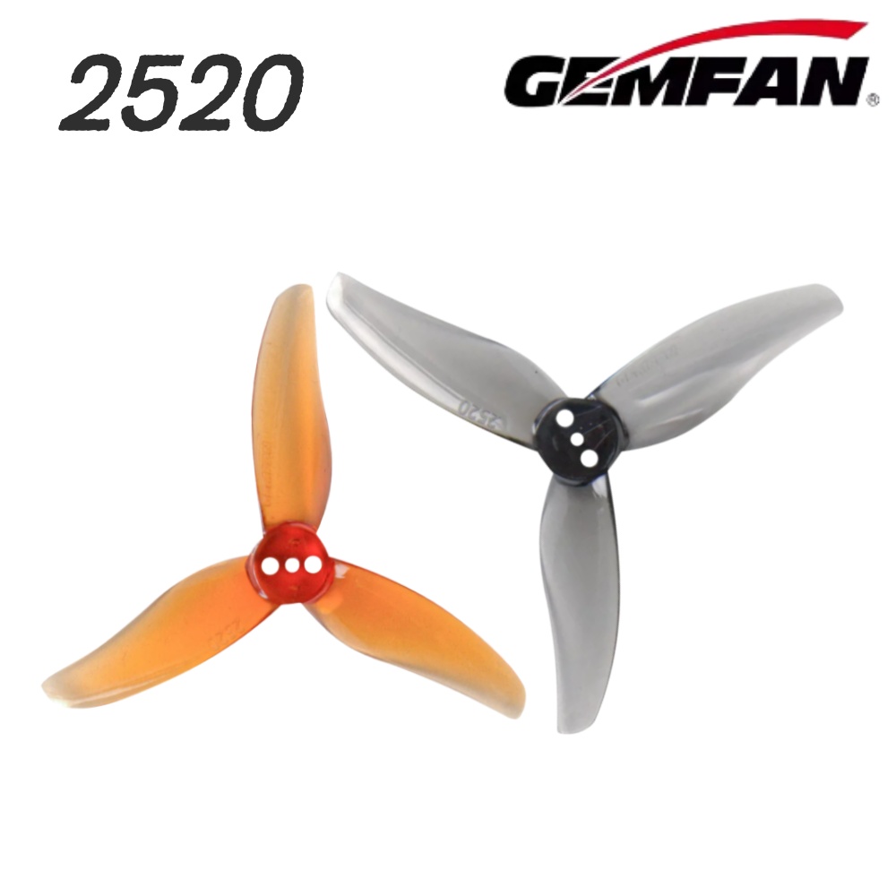 Drone Propeller - 4Pairs Gemfan Hurricane 2520 2.5X2X3 3-Blade