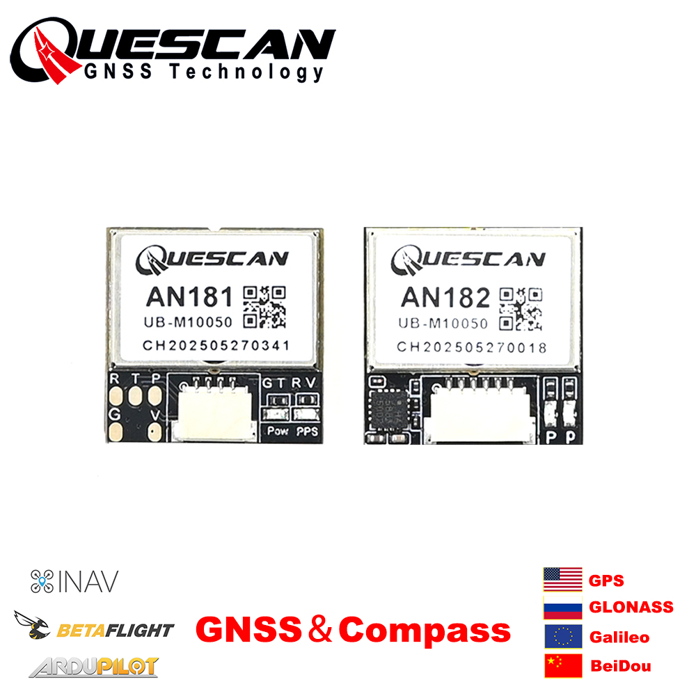 Drone Compass - QUESCAN 18mm M10 GPS GNSS-module met
