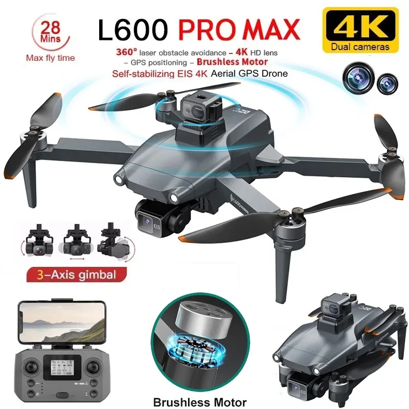 Drone Gps Module - L600 PRO MAX GPS Drone Professionele