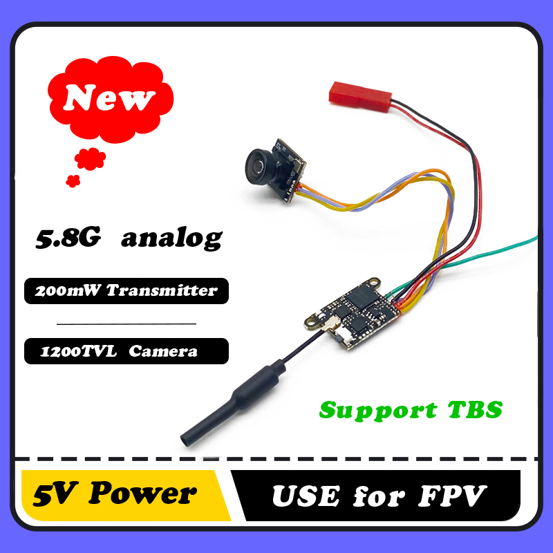 Drone Frame - SLONWAKE 5.8G 1200TVL FPV Camera VTX