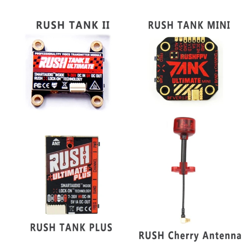 Drone Transmitter - RUSH TANK Ultimate II/Mini/PLUS/solo VTX 5.8GHz