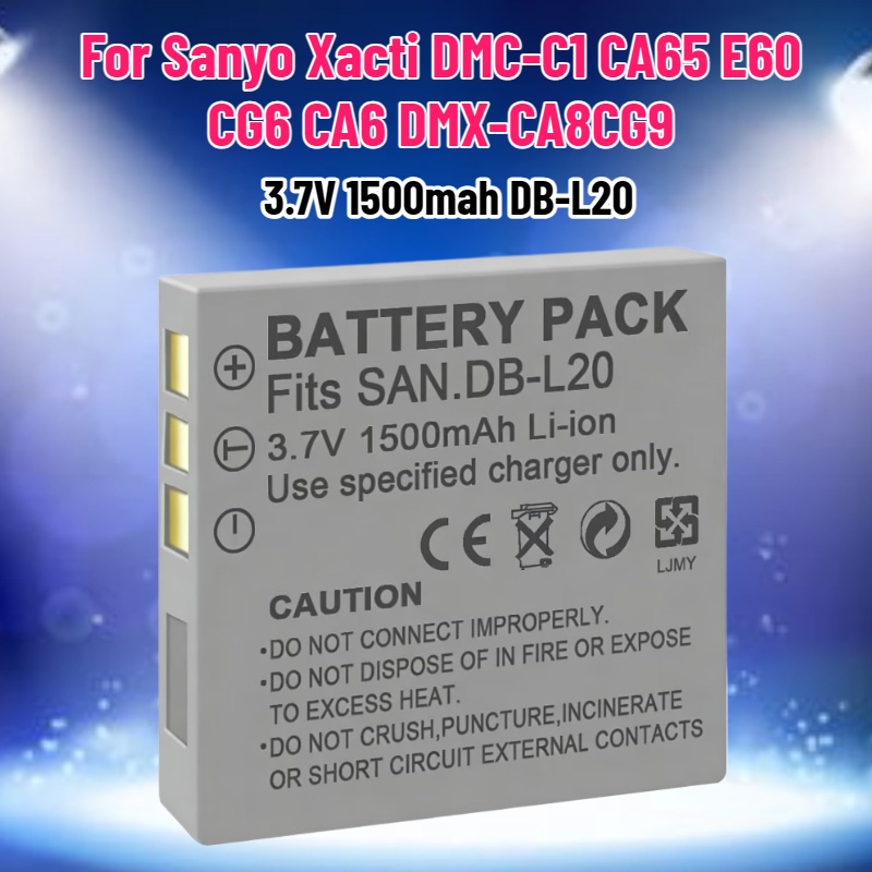 Drone Battery - 3.7V 1500mAh DB-L20 batterij voor Sanyo
