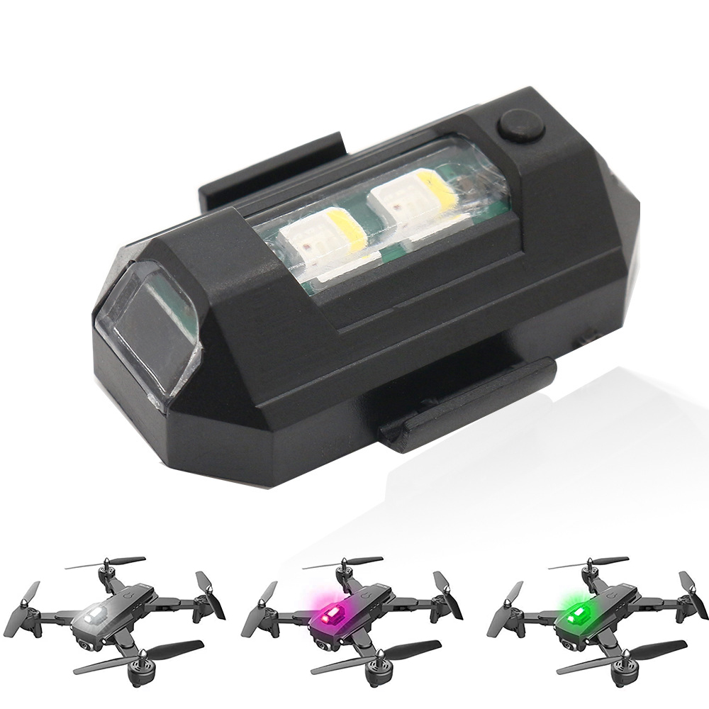 Drone Led Light - Motorfiets LED RGB-waarschuwingslampje voor auto Universele