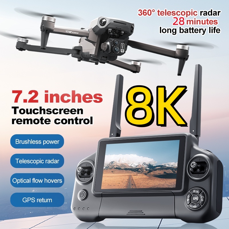 8K 3-assige Gimbal Brushless 7 - Drone Gps Module recensie en prijs