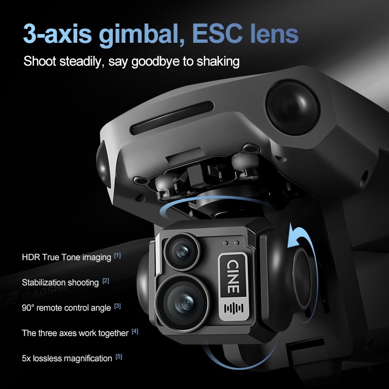 8K 3-assige Gimbal Brushless 7 - Drone Gps Module recensie en prijs