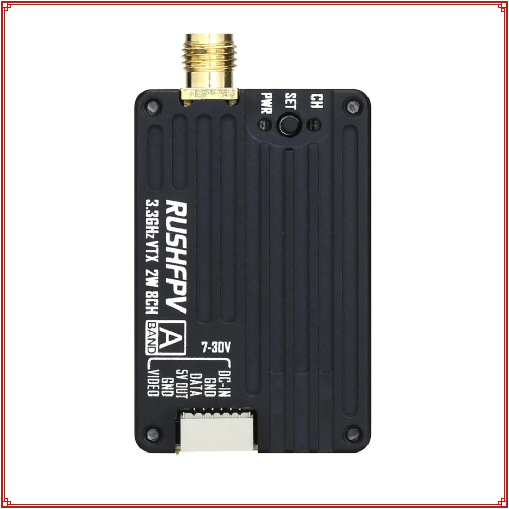 2026 Nieuwe RUSHFPV 3.3G 2W VT - Drone Transmitter recensie en prijs