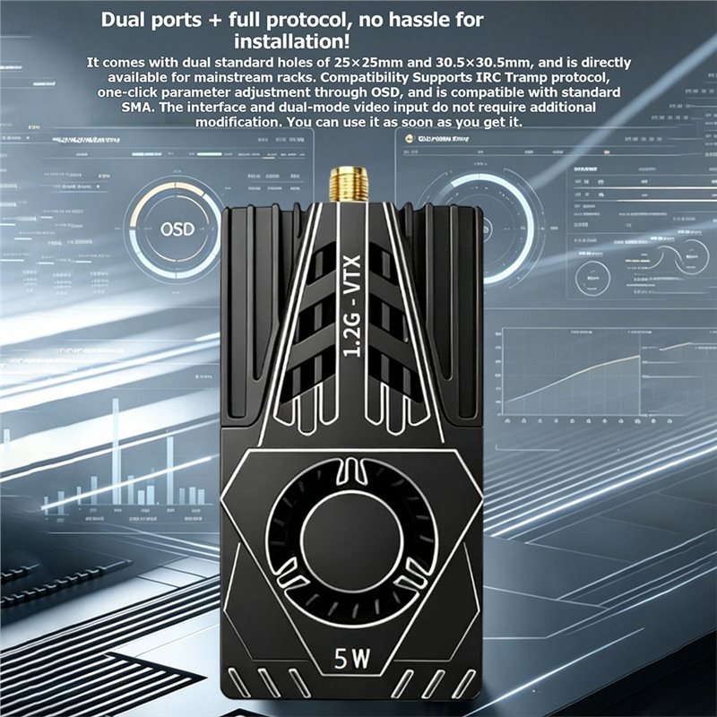 VTX Voor FPV Videozender 1.2Gh - Drone Antenna recensie en prijs