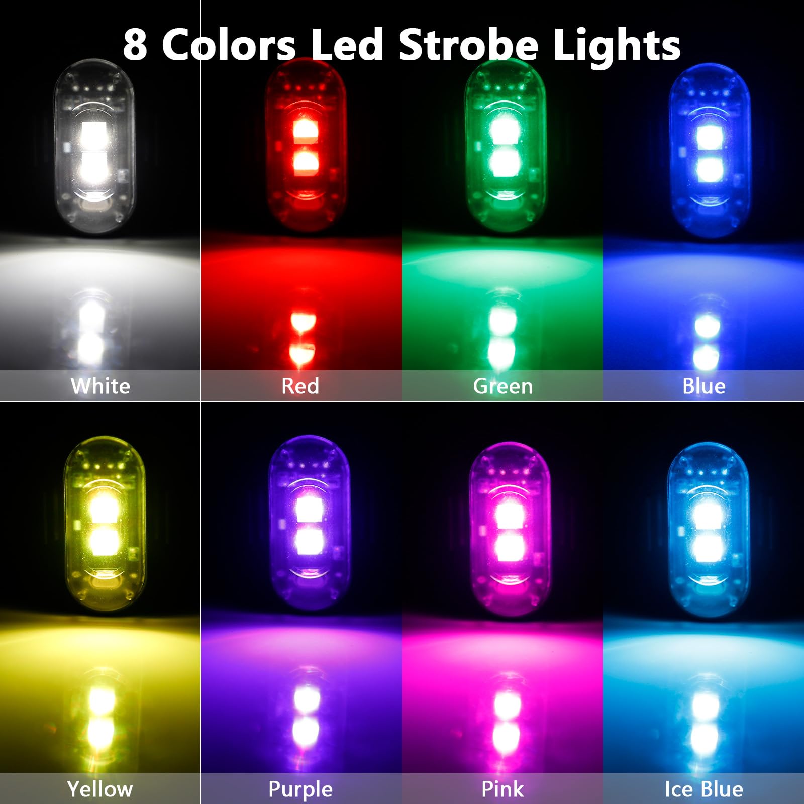 4 stuks LED knipperlichten met - Drone Led Light recensie en prijs