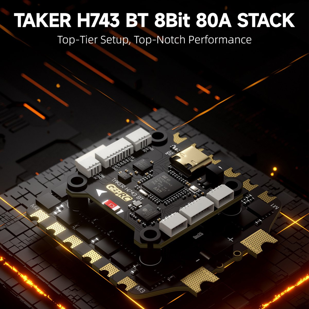 GEPRC TAKER H743 BT 8Bit 80A S - Drone Esc recensie en prijs