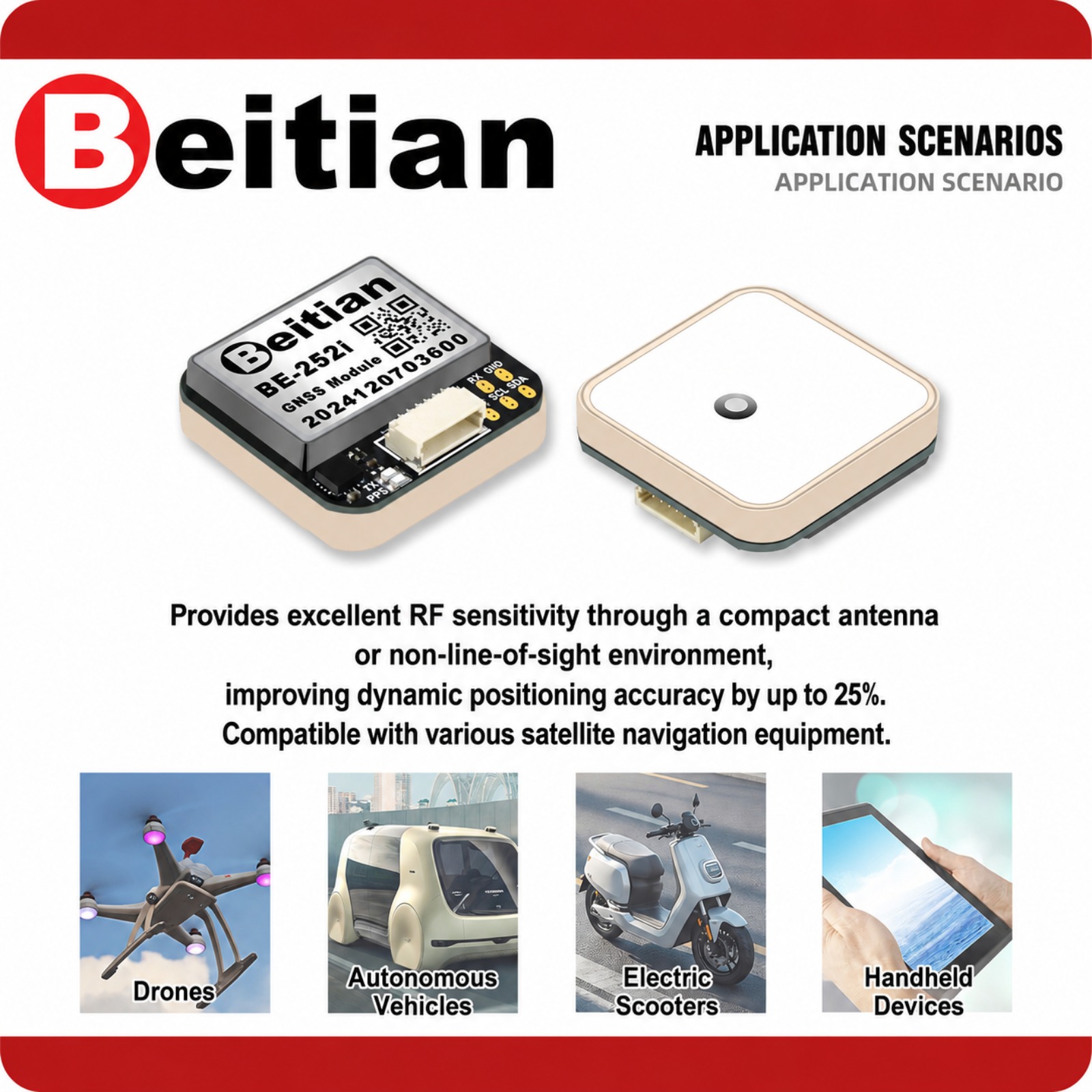 Beitian M10 Triple Mode GNSS-k - Drone Gps Module recensie en prijs