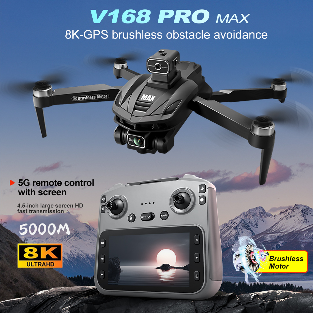 V168 PRO Max GPS Drone 8K Prof - Drone Gps Module recensie en prijs