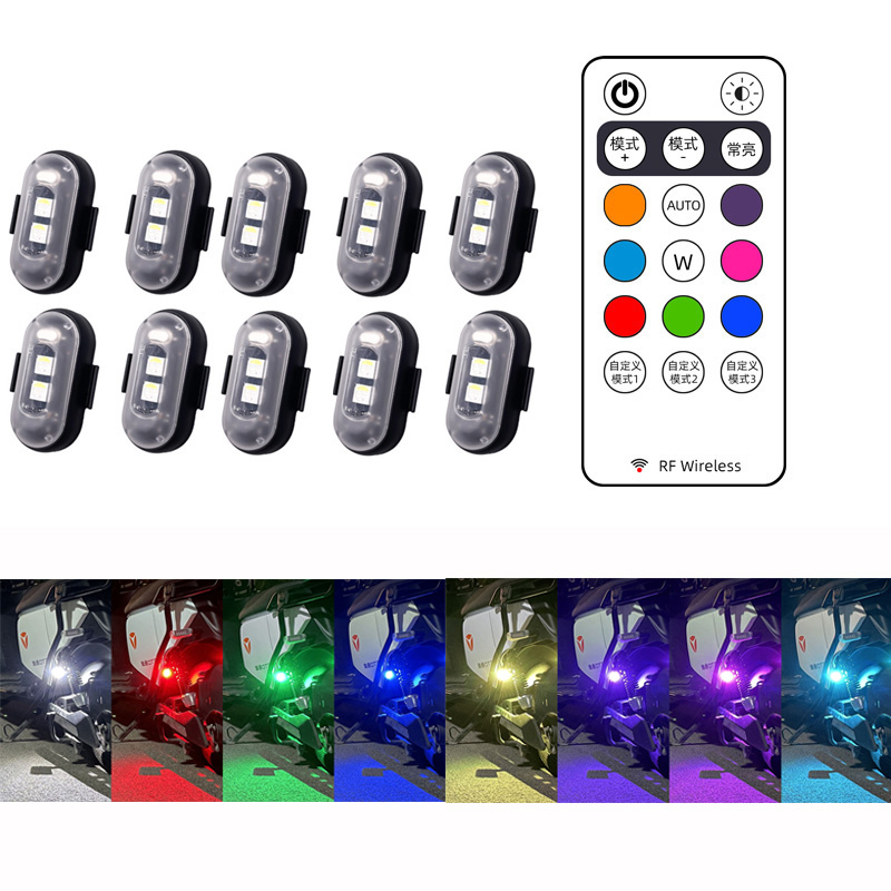 10x 4x 8 Kleuren Draadloze Led - Drone Led Light recensie en prijs