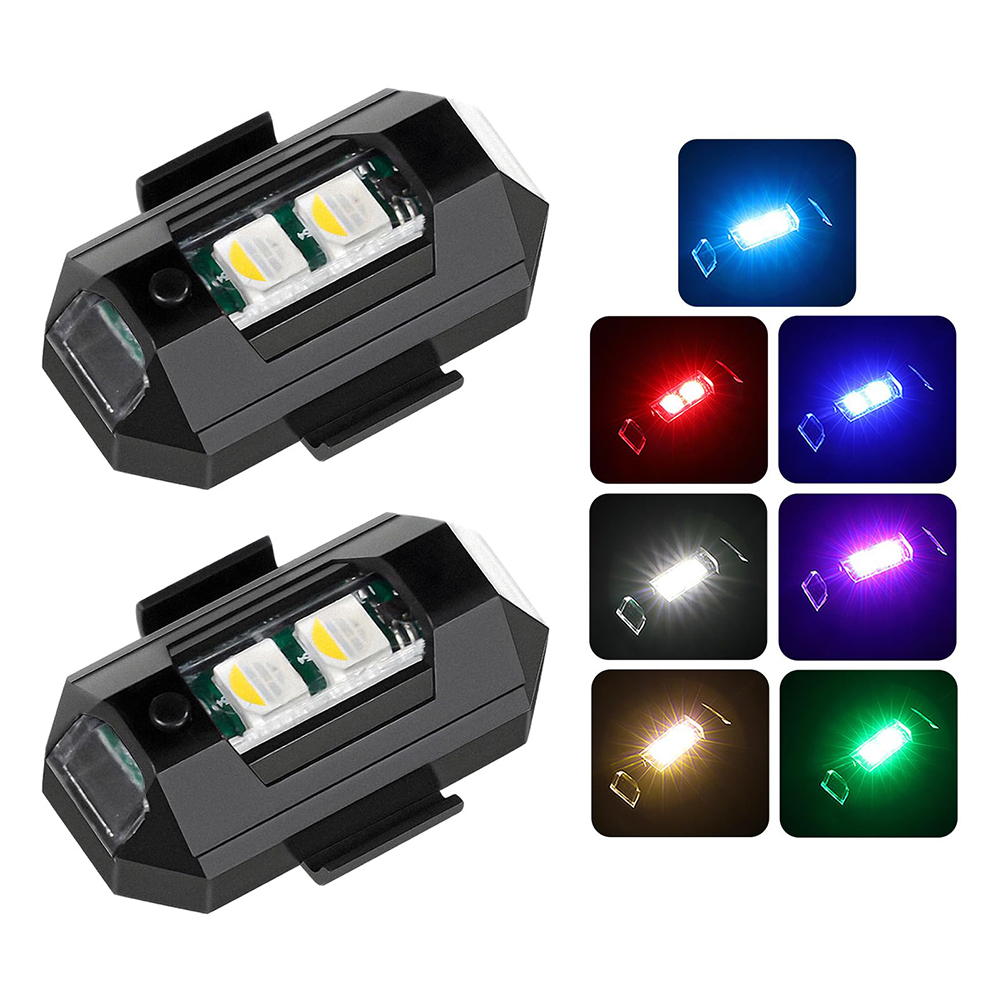 2 STKS Mini LED Strobe Lights  - Drone Led Light recensie en prijs