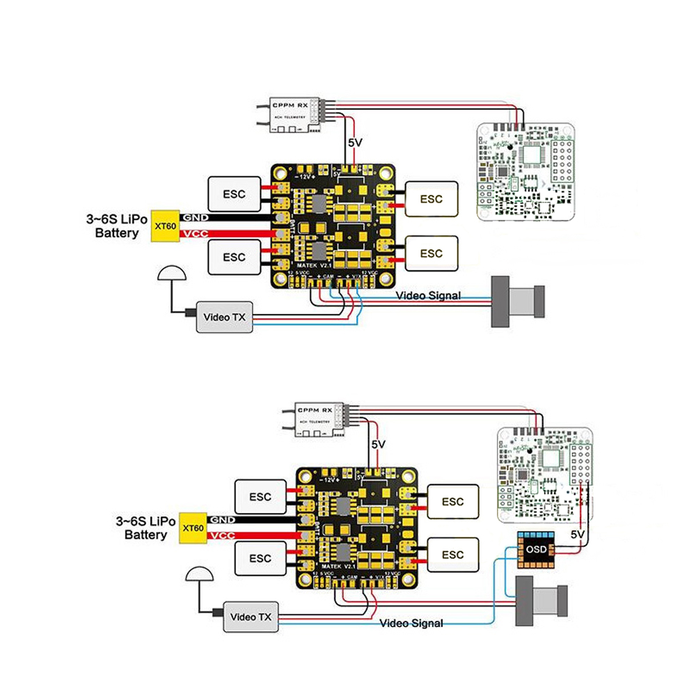 Mini Power Hub Power Matek Pdb - Drone Power Distribution Board recensie en prijs