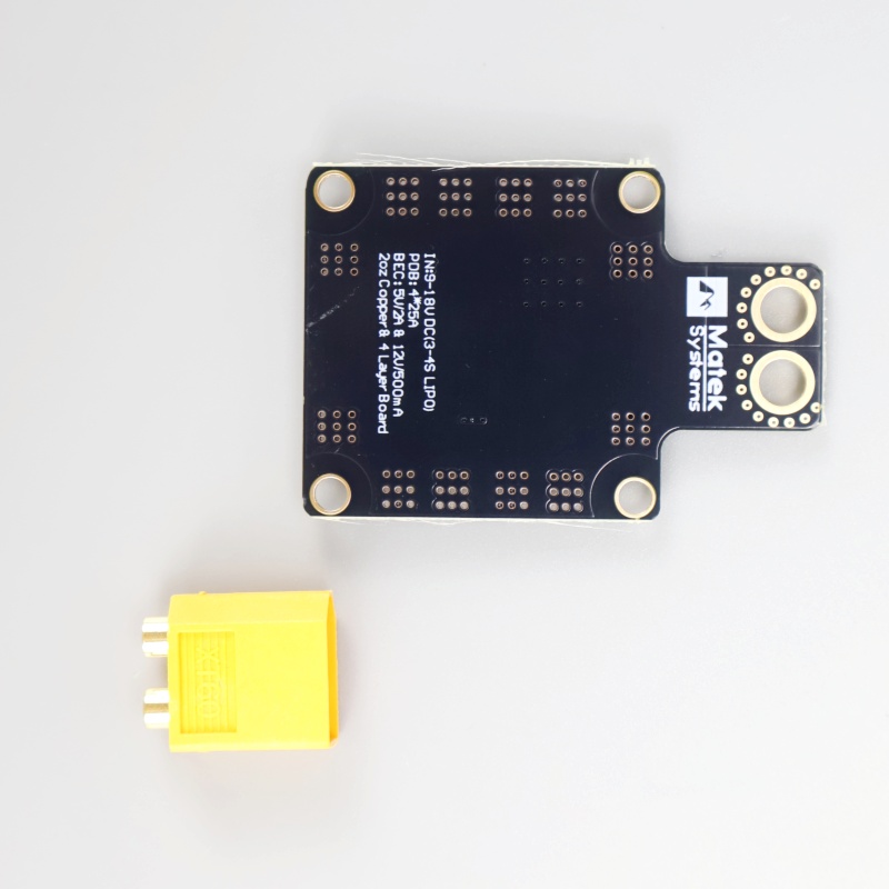 Matek Systems PDB XT60 W/BEC 5 - Drone Power Distribution Board recensie en prijs