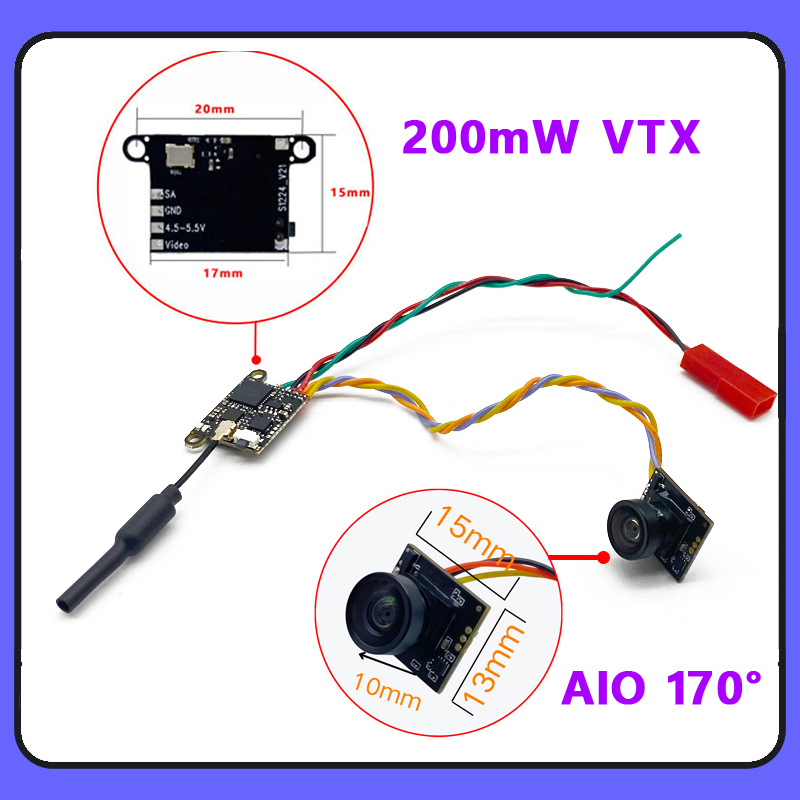 SLONWAKE 5.8G 1200TVL FPV Came - Drone Frame recensie en prijs