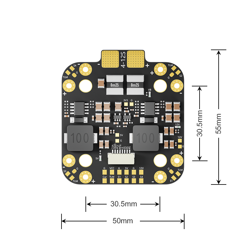 PFLY Aocoda-RC PDB400 V2 12S h - Drone Power Distribution Board recensie en prijs